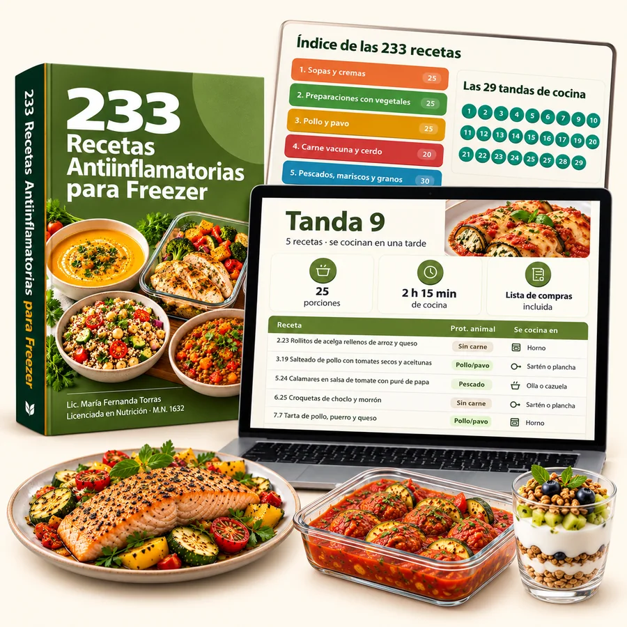 Recetario 233 Recetas Antiinflamatorias