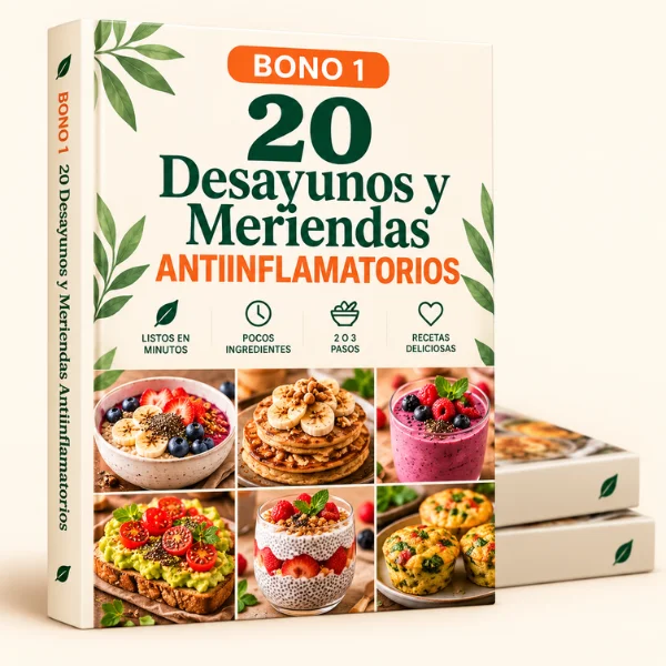 20 desayunos y meriendas antiinflamatorios